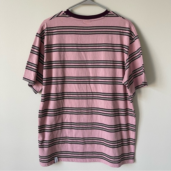Mahagrid men's pink striped top NWOT - Picture 3 of 3